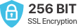 256 bit SSL encryption